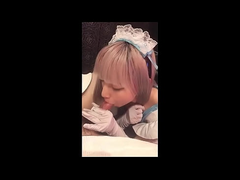 ❤️ Японскі ідал [маюка], французскі касцюм пакаёўкі, частка 1, мінет і дрочка з ласьёнам ❤ Прыгожае порна у нас ﹏